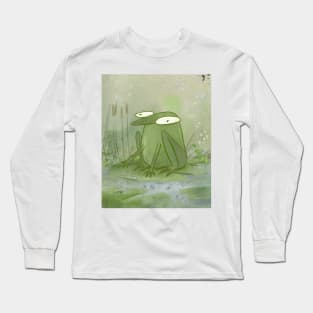 Weird frog painting Long Sleeve T-Shirt
